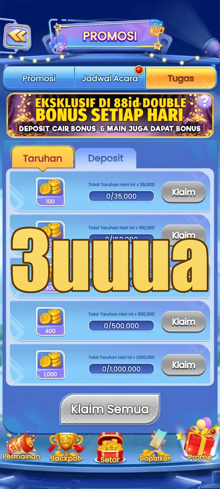 3uuua Masuk